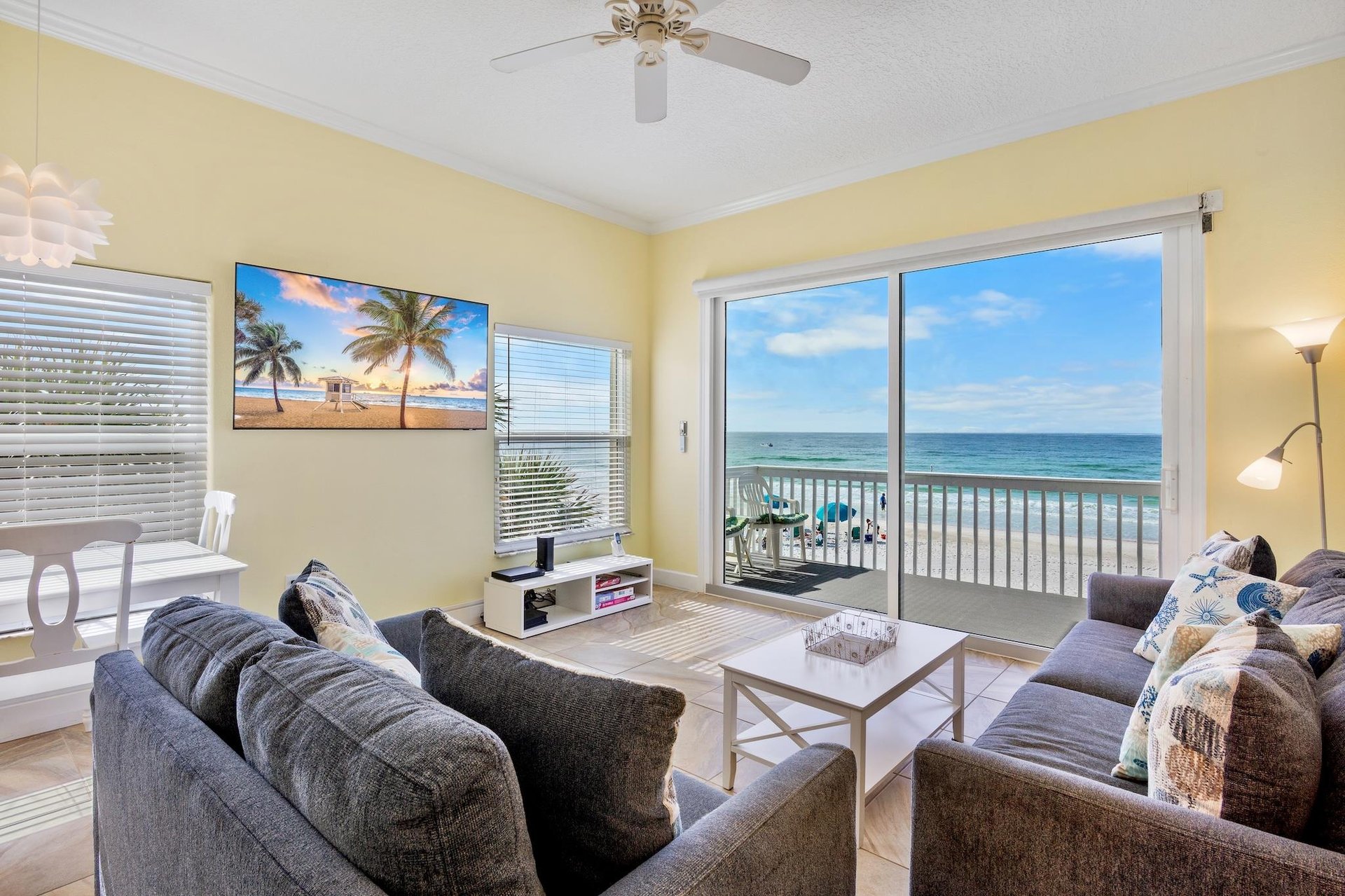 Living Area with Balcony