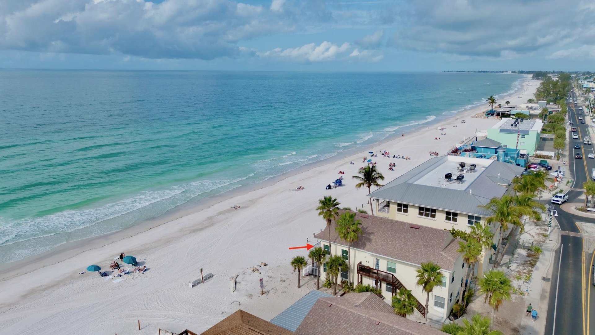 Beachfront property  Capri Condo D by Anna Maria Vacations