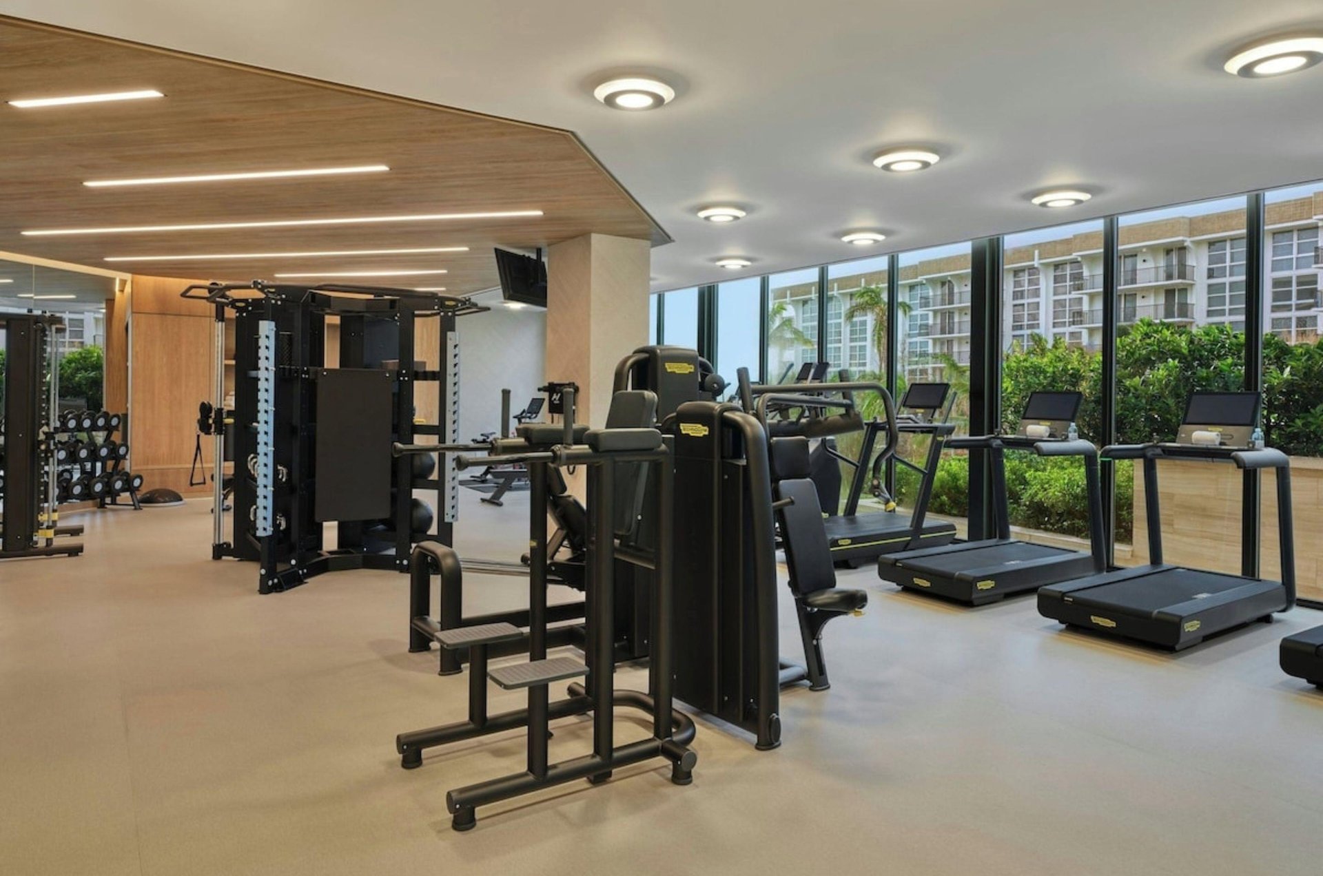 The gym at The St. Regis Longboat Key Resort  in Florida