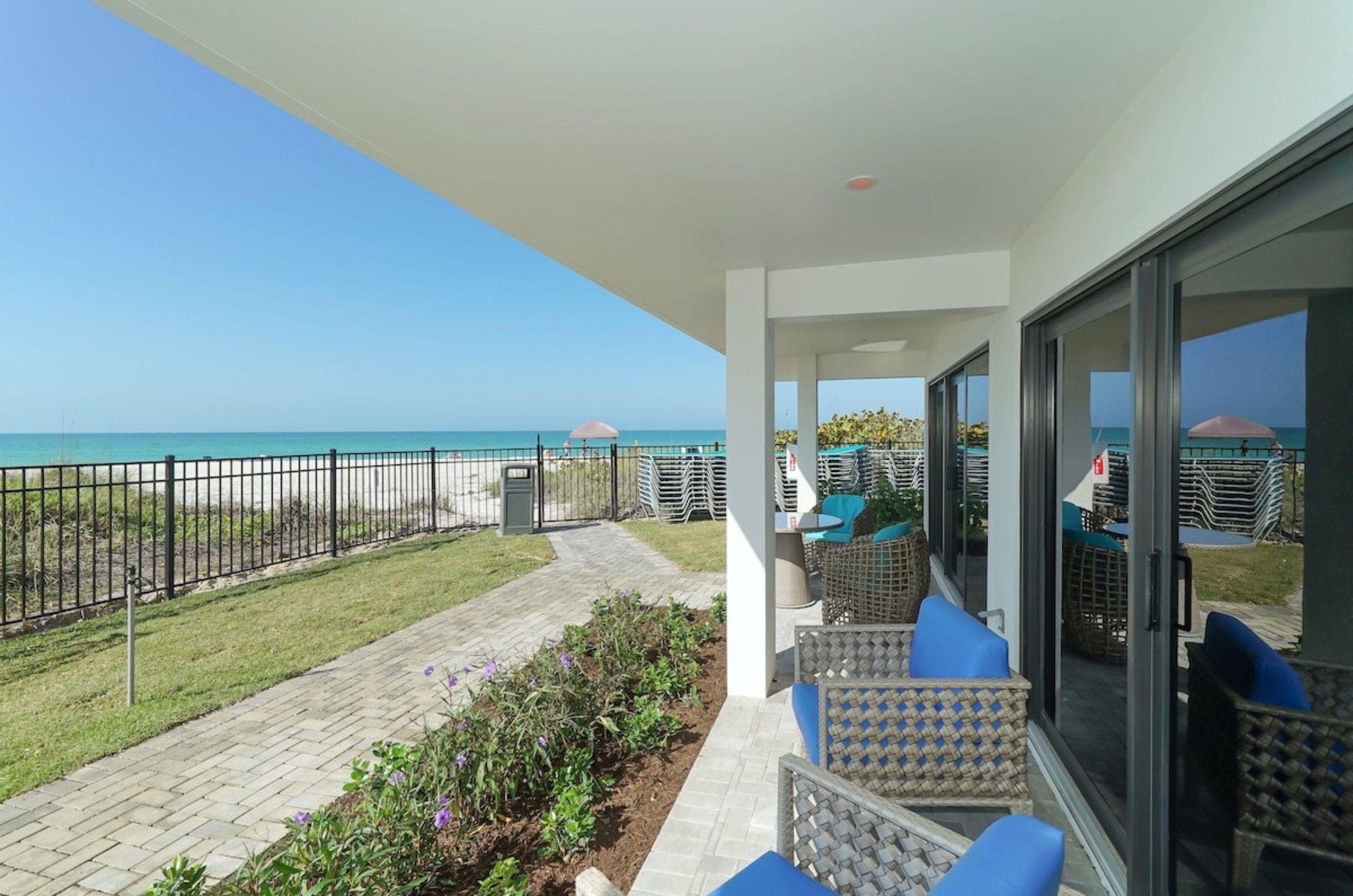 Relax on a private balcony at Anna Maria Beach Resort