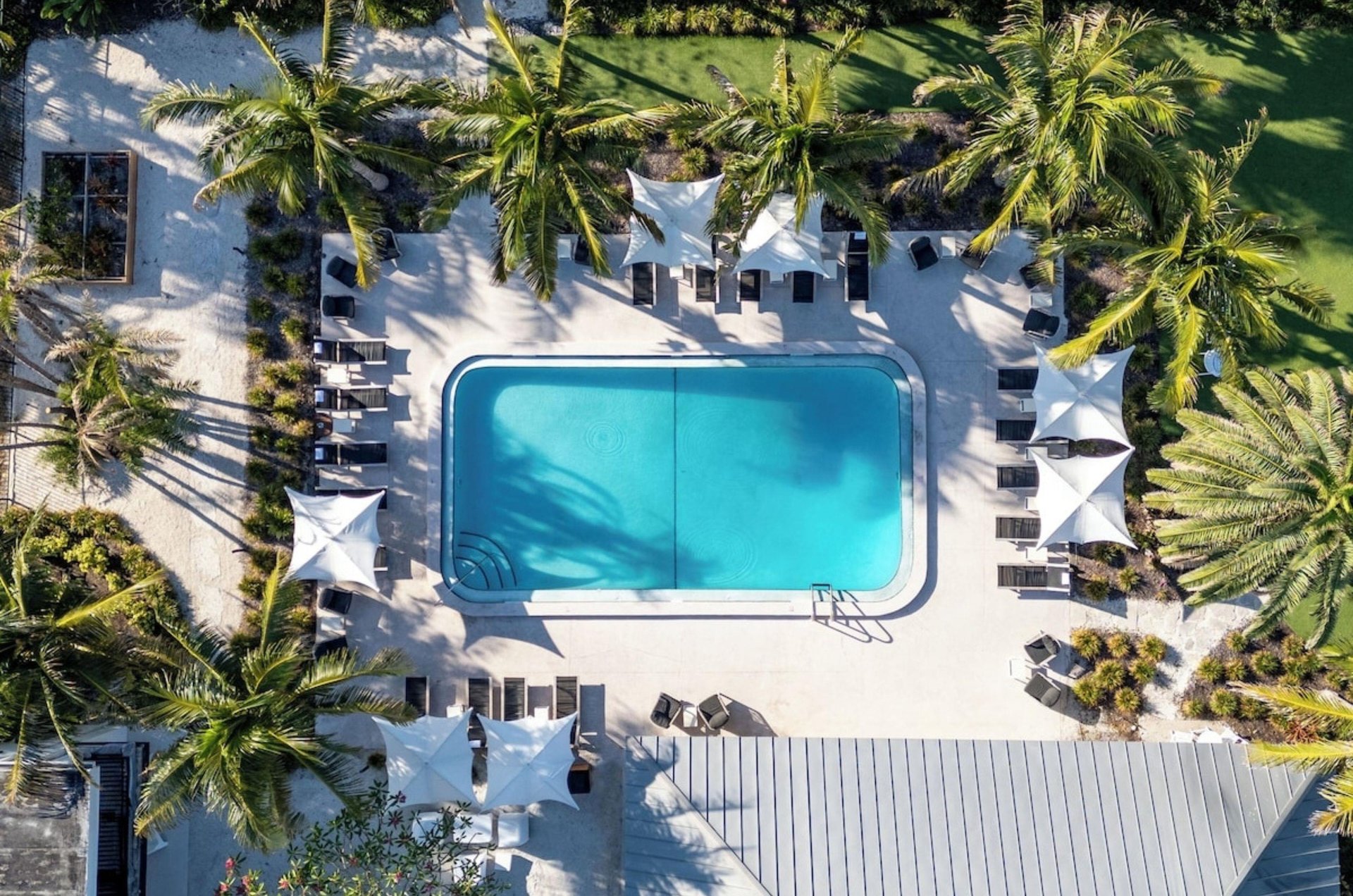 The pool at Bali Hai in Holmes Beach, Florida