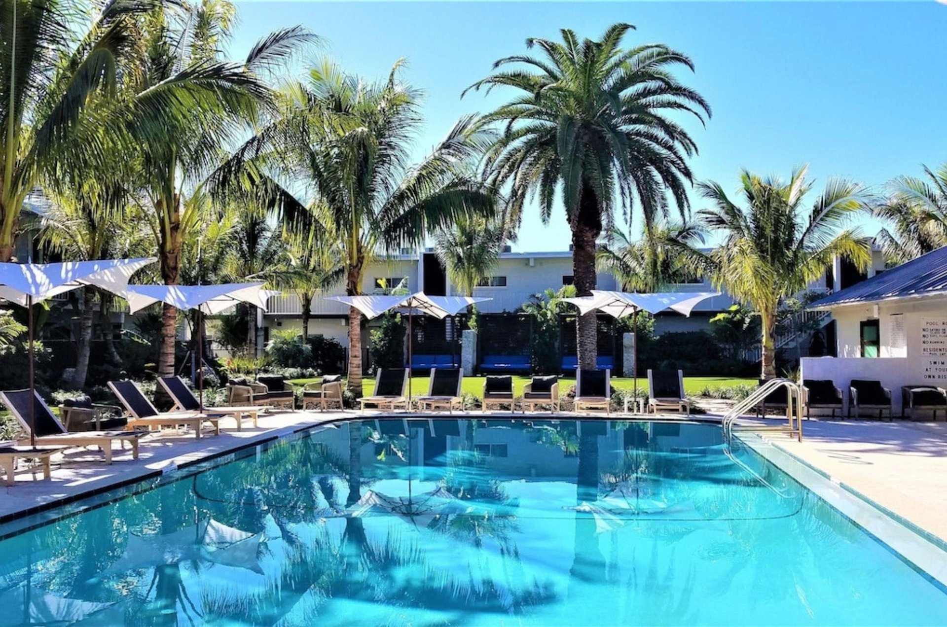 The outdoor pool at Bali Hai Beahfront Resort and Spa