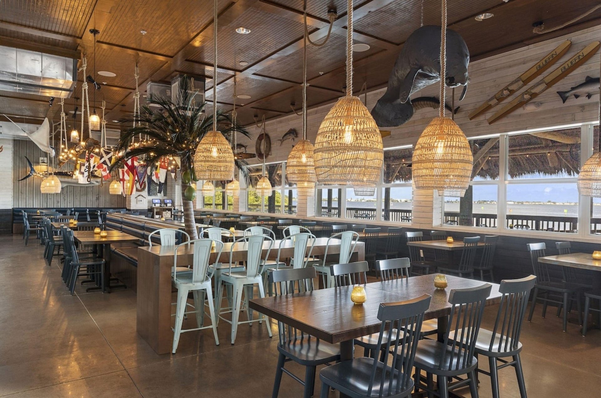 The restaurant at the Compass Hotel by Margaritaville Anna Maria Sound