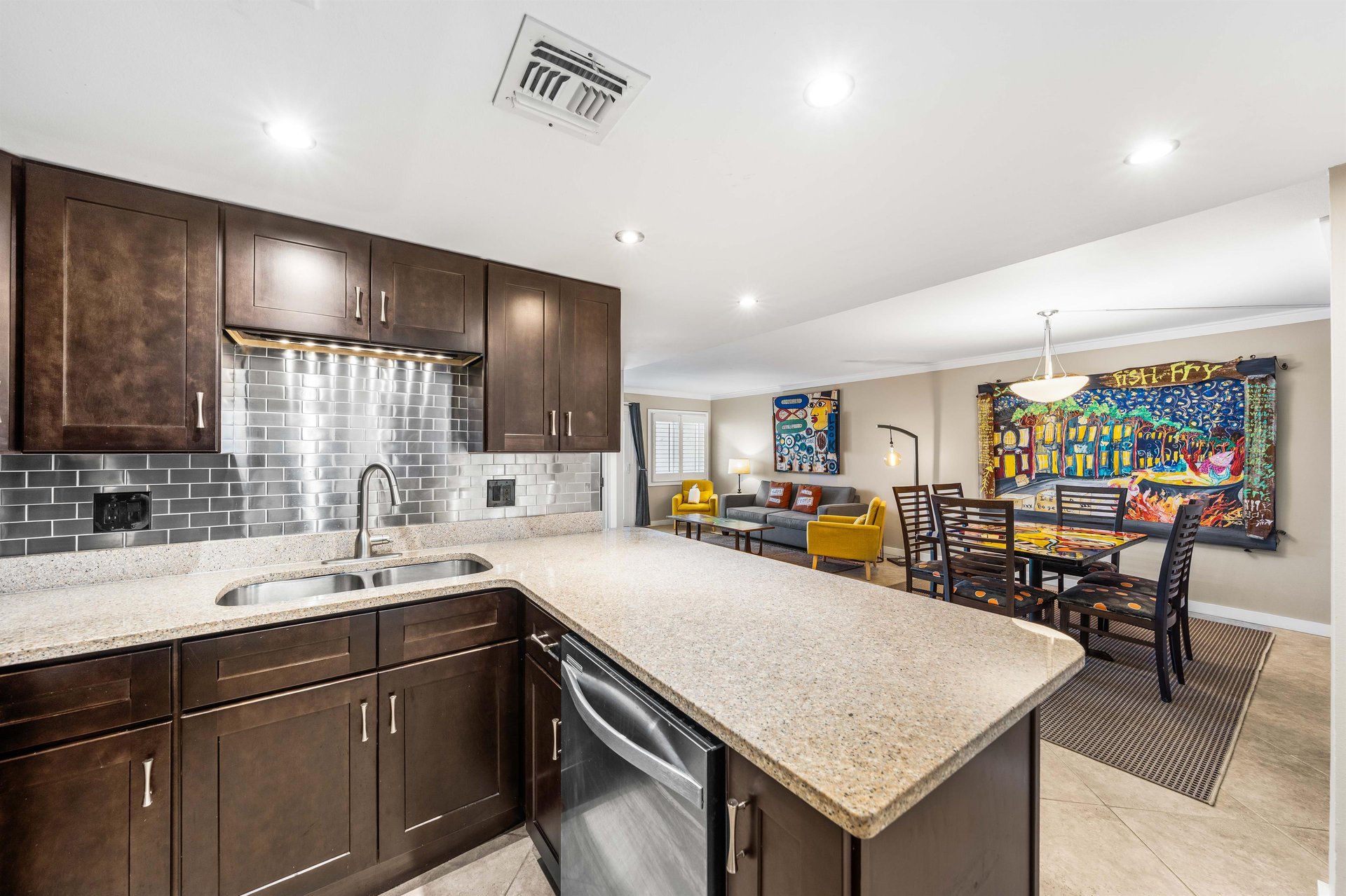 Unit Entrance into Kitchen