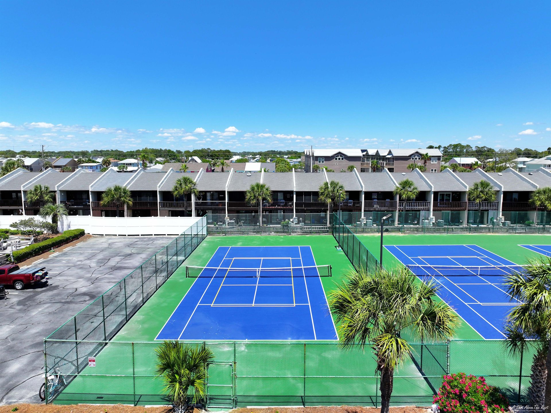 The tennispickleball courts were resurfaced and painted in spring of 2025.