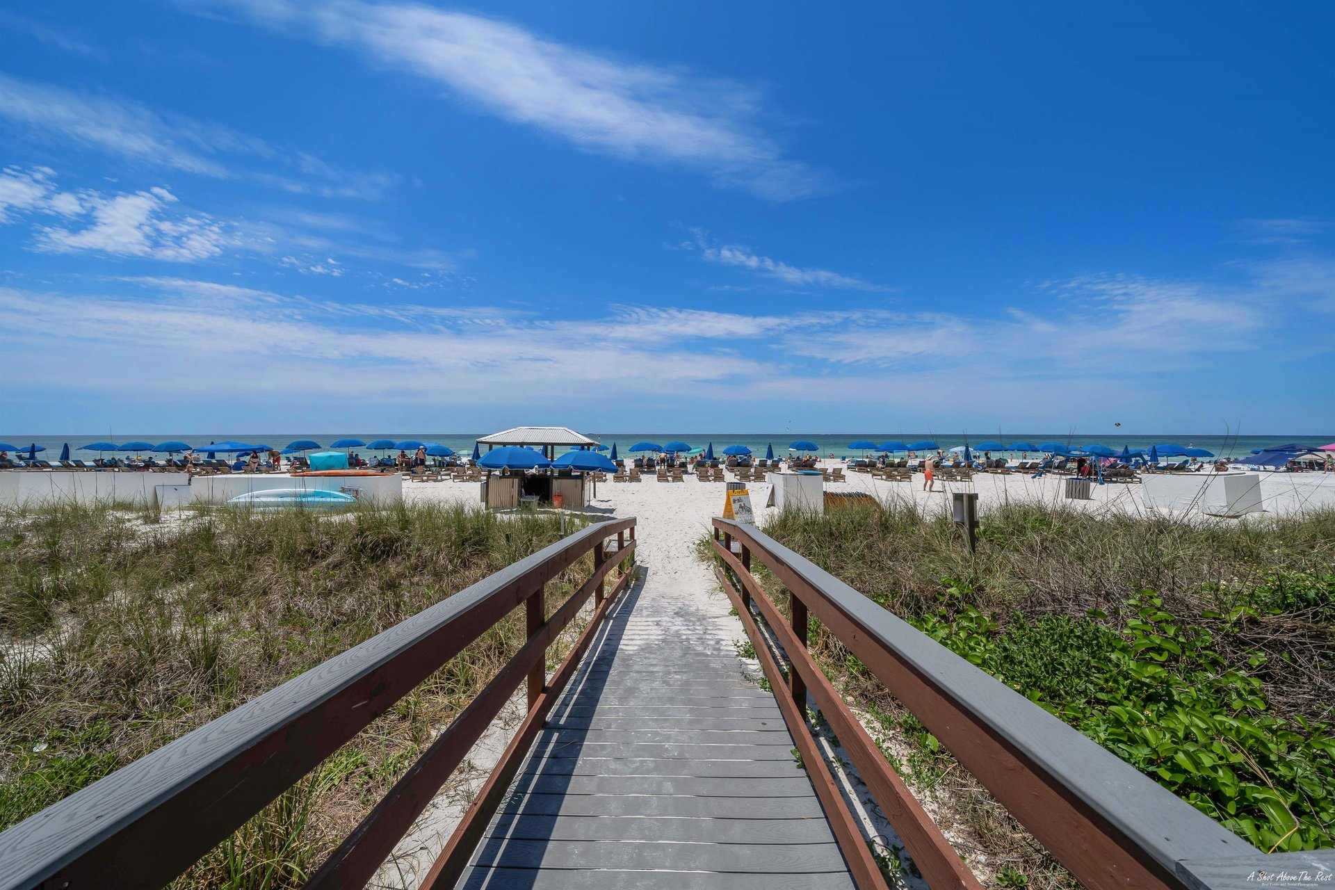 Regency Towers offers guests easy access to the beach.