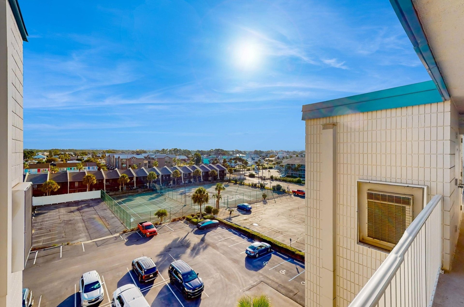 Tennis courts at Mariner West Condos