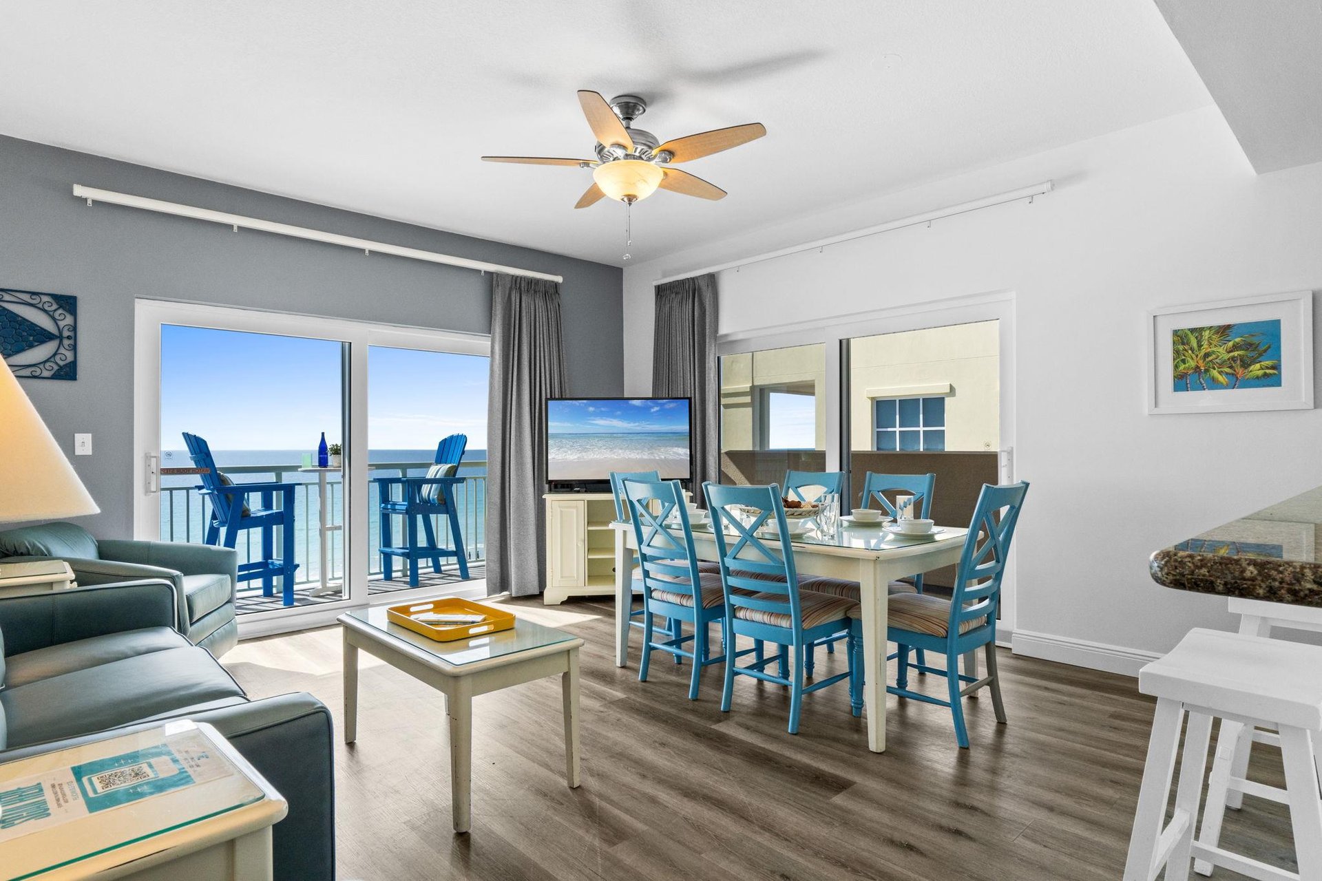 Open concept for beautiful views while you dine and relax