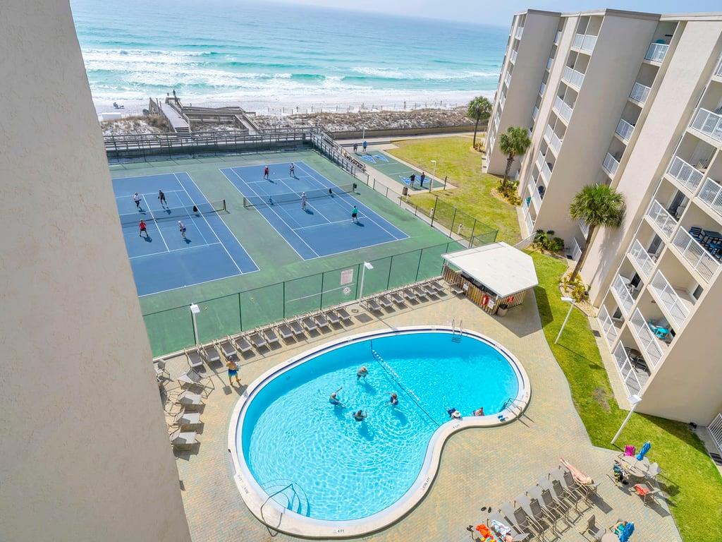 Pool View from Balcony