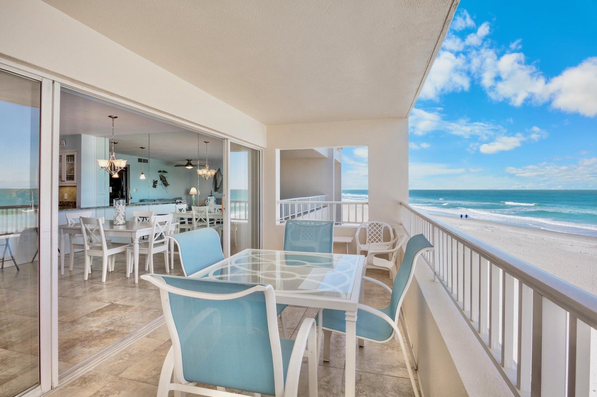 Ocean backdrop from your private retreat