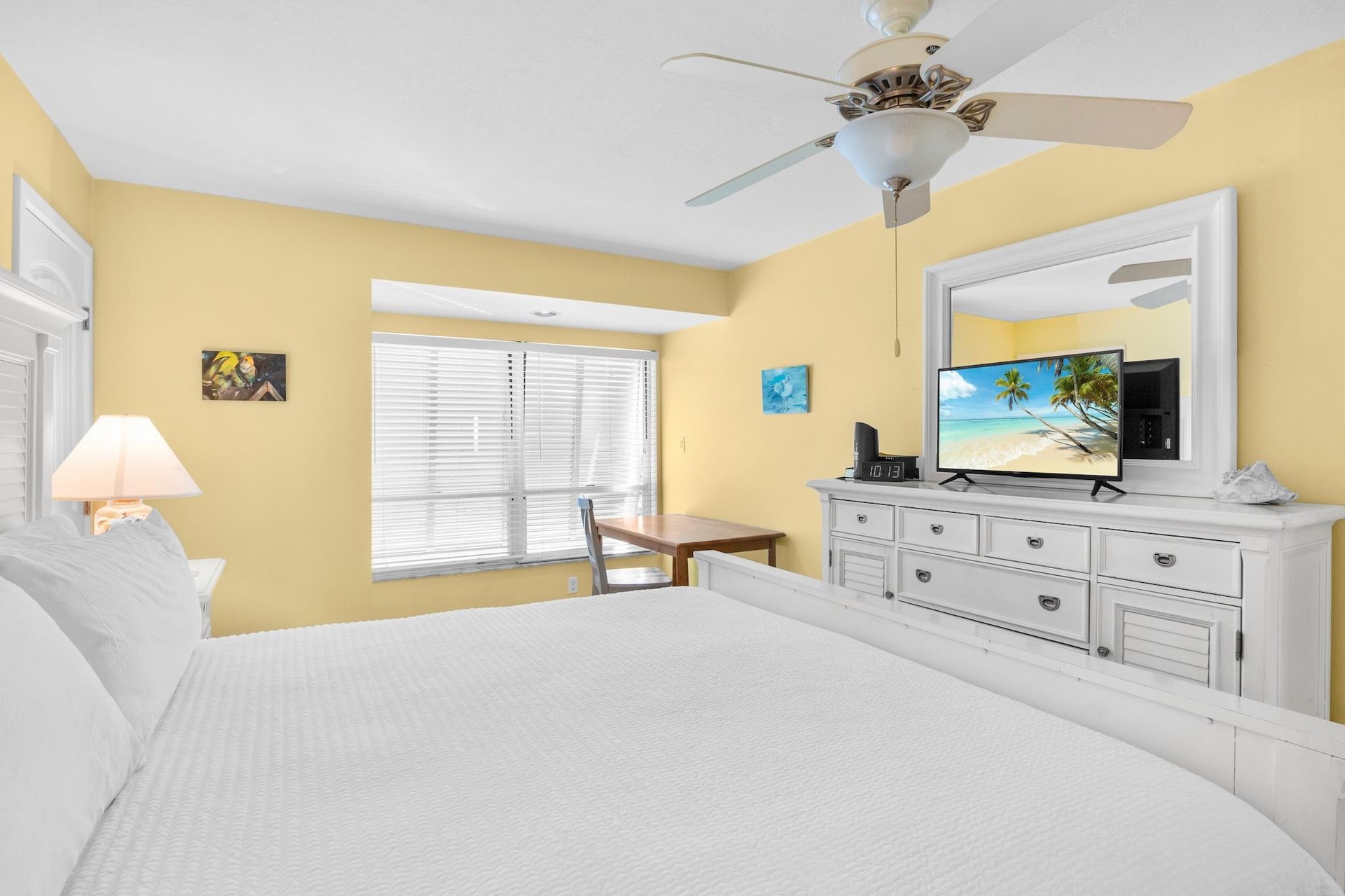 Primary Bedroom, King with desk for remote work