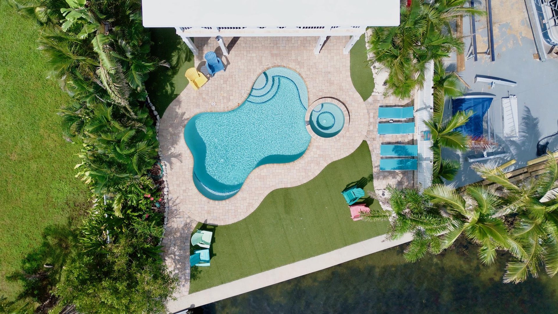 Aerial View of Pool