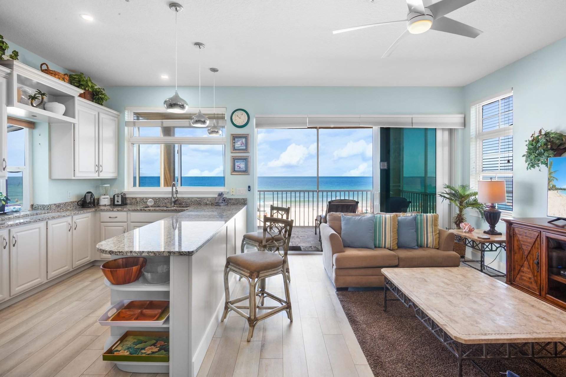 Open social area for guests