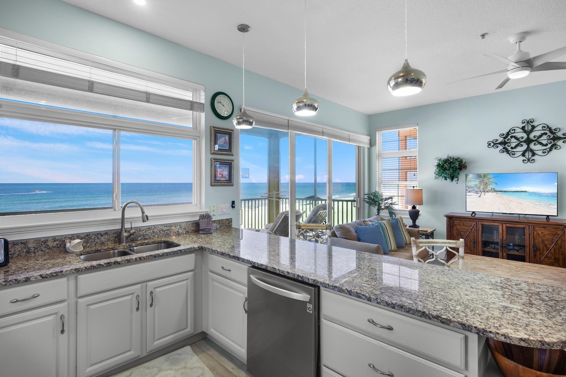 Modern kitchen with all appliances