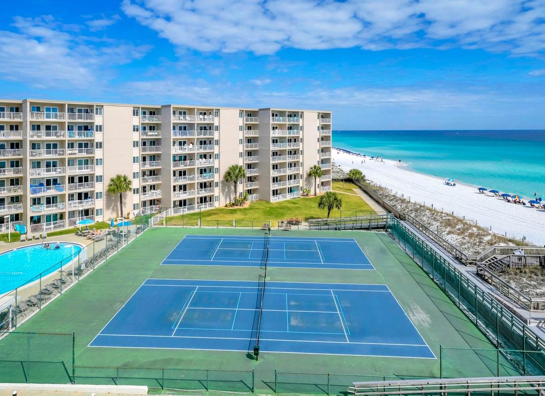 View from Private Balcony of TennisPickleball Courts