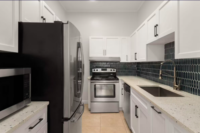Penthouse kitchen at Wyndham Garden in Fort Walton Beach, Florida