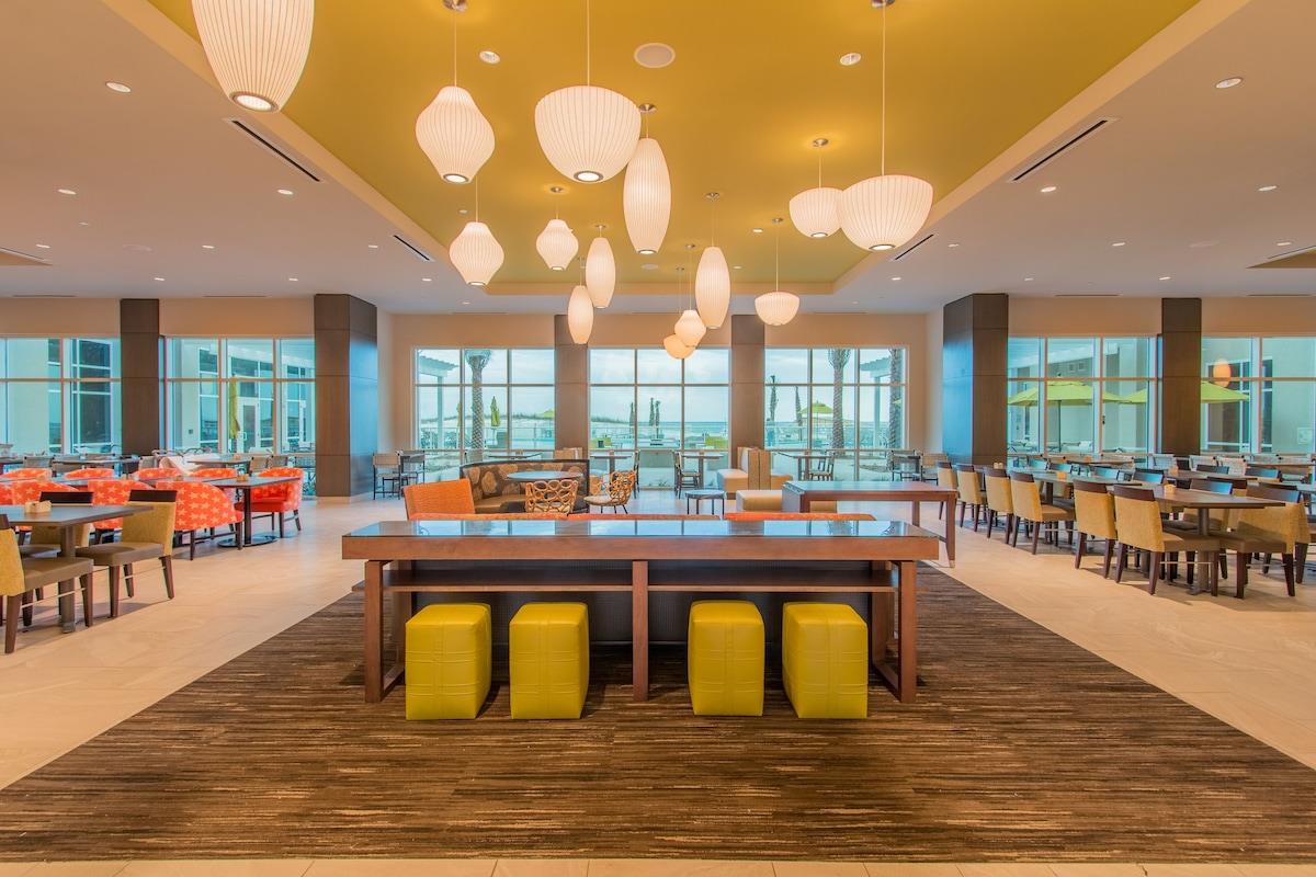 Dining room at the Hilton Garden Inn in Fort Walton Beach, Florida