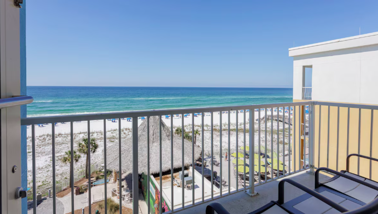 Balcony view at Holiday Inn Resort at Fort Walton Beach, Florida