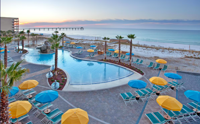 Pool at Holiday Inn Resort at Fort Walton Beach, Florida