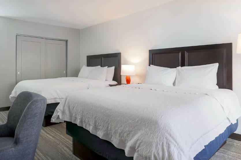 Room at the Hampton Inn at Fort Walton Beach, Florida