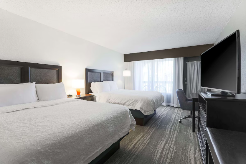Room at the Hampton Inn at Fort Walton Beach, Florida