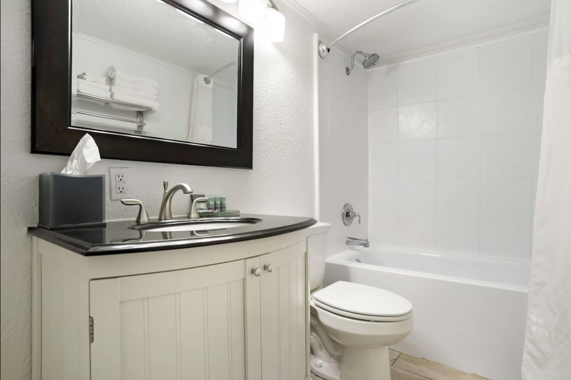 Bathroom at Best Western on the Beach in Gulf Shores, Alabama