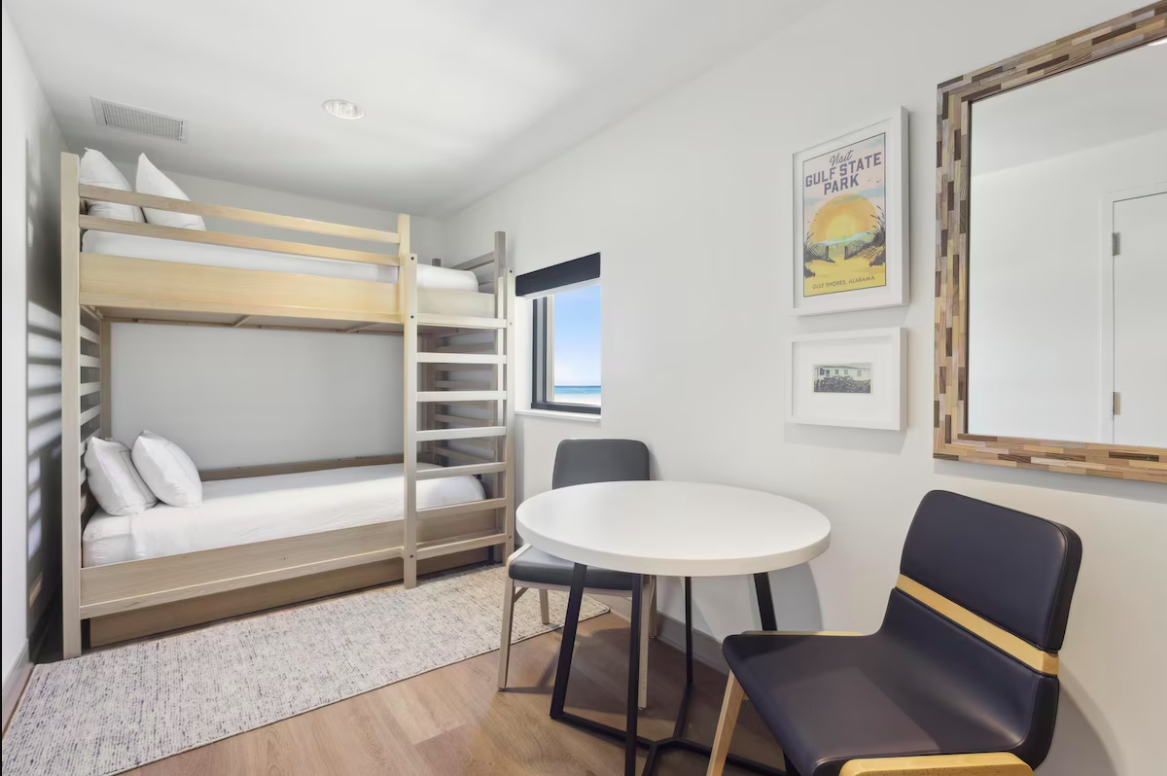 Bunkroom at Gulf State Park in Gulf Shores, Alabama