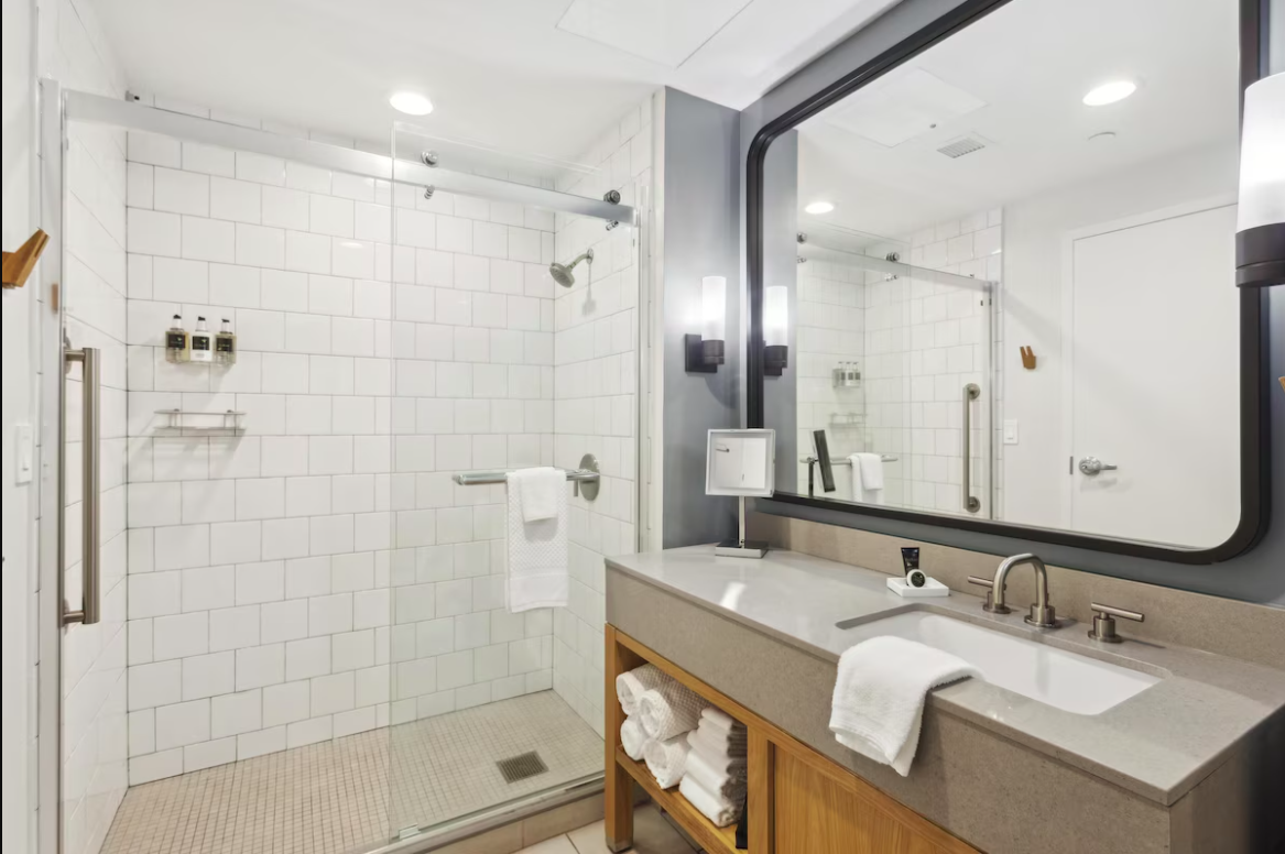 Bathroom at The Lodge at Gulf State Park in Gulf Shores, Alabama