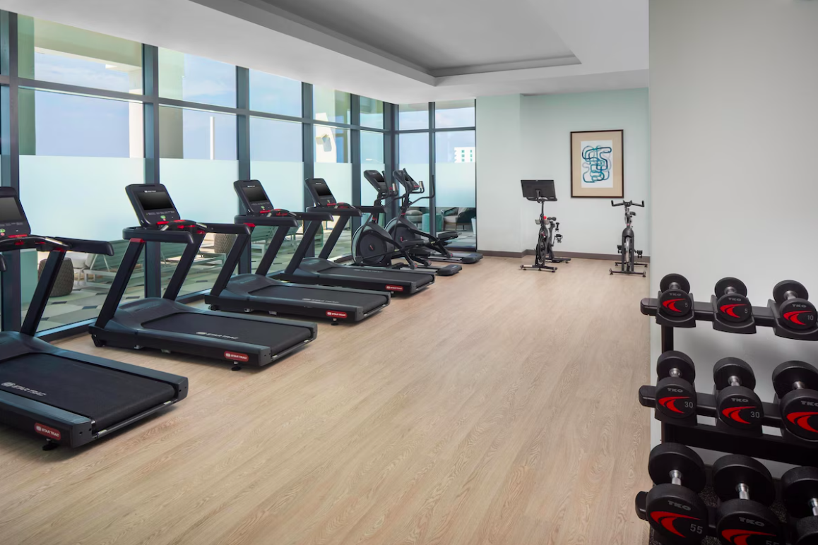 Fitness center at Embassy Suites By Hilton Gulf Shores Beach Resort