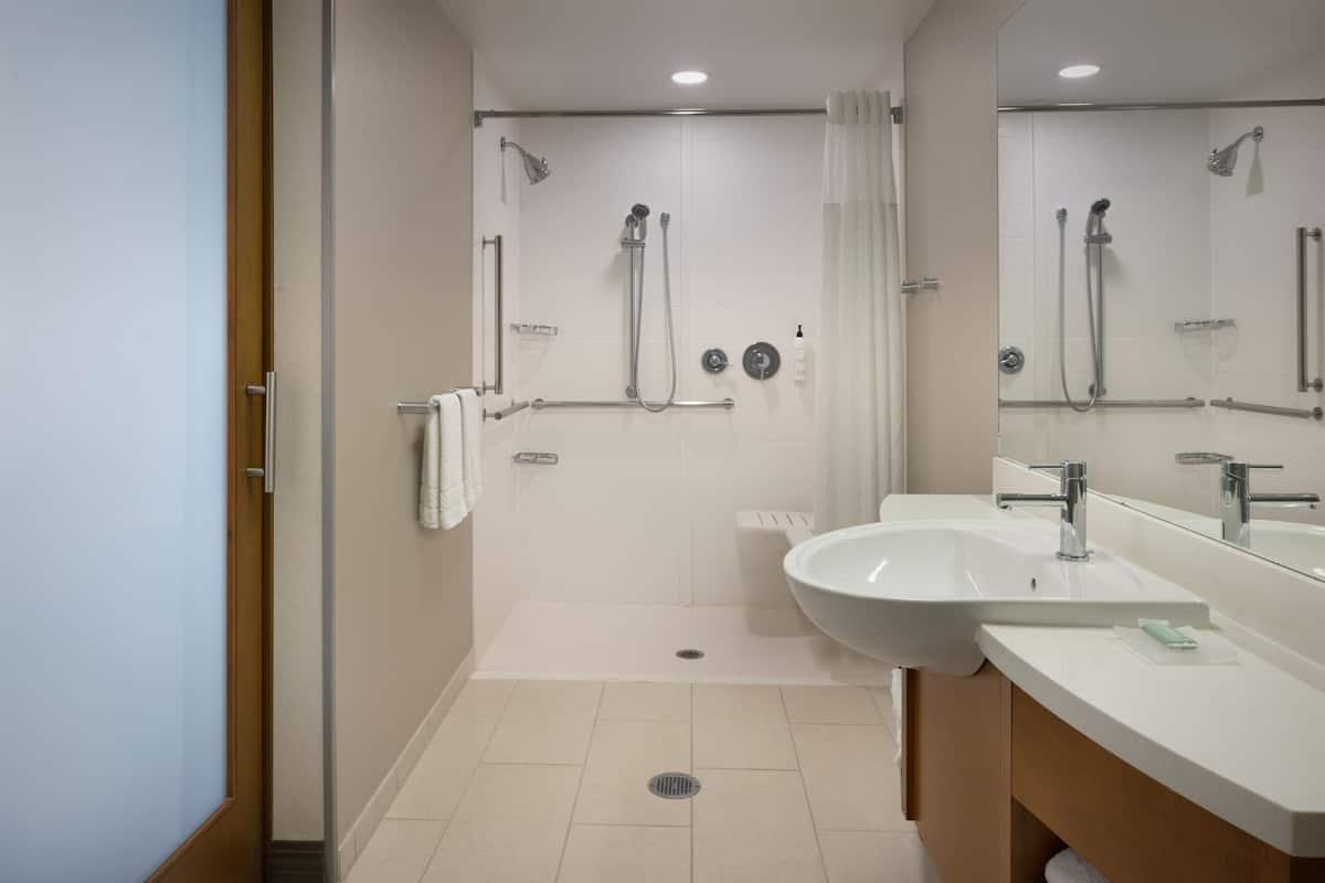 Bathroom at SpringHill Suites Orange Beach at the Wharf