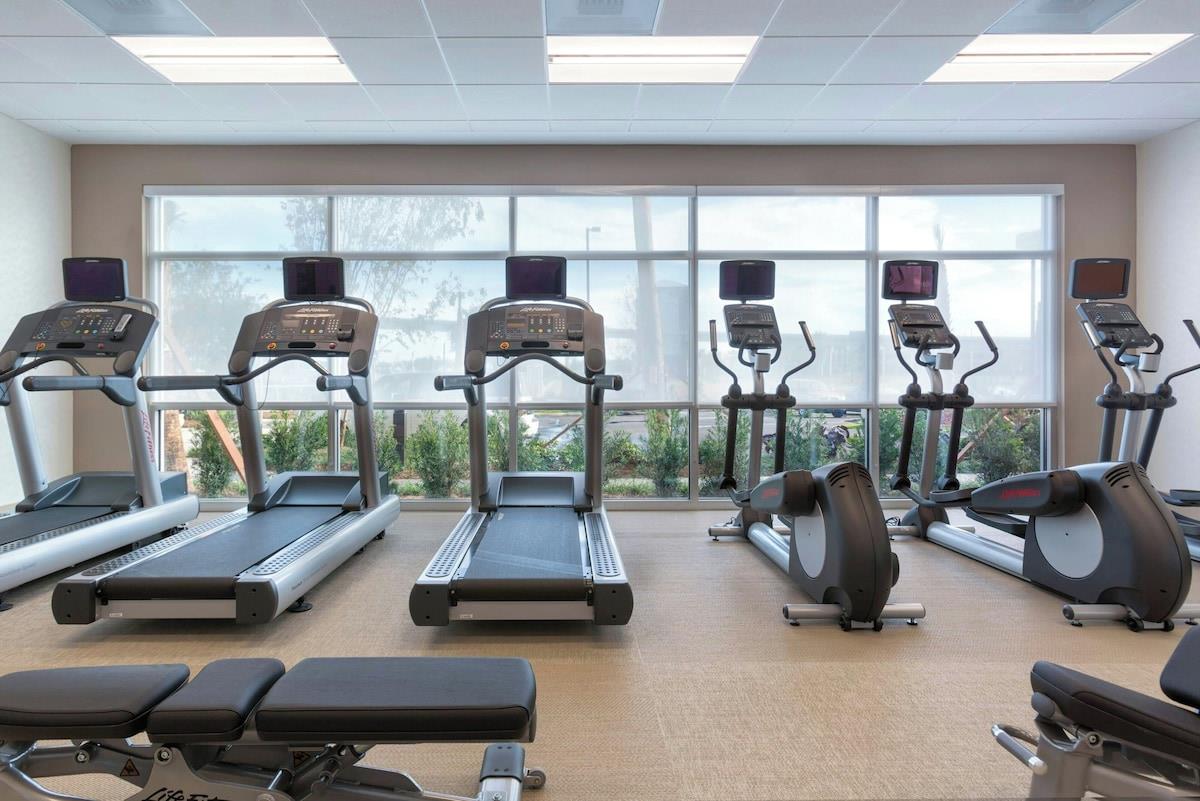 Fitness center at SpringHill Suites Orange Beach at the Wharf
