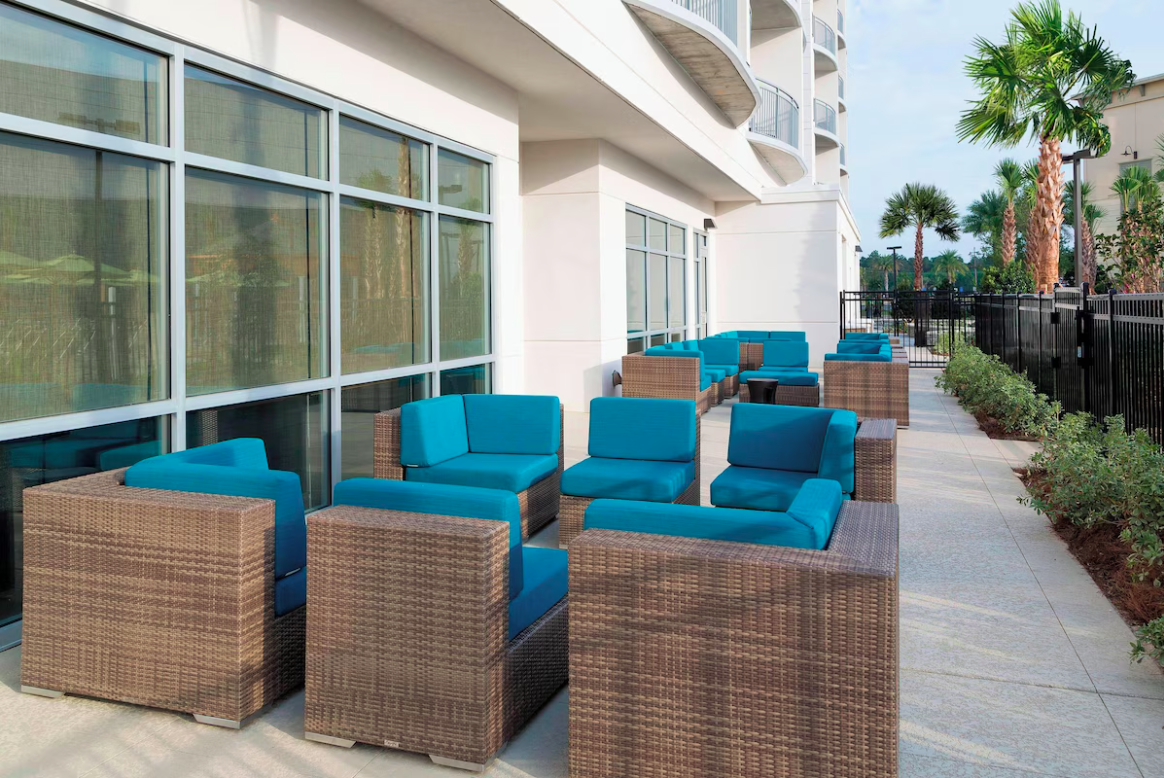 Terrace at SpringHill Suites Orange Beach at the Wharf