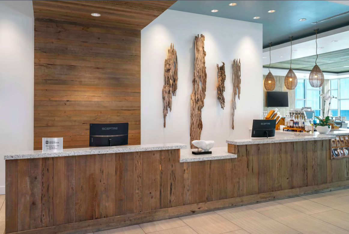 Lobby at Best Western Premier The Tides in Orange Beach, Alabama
