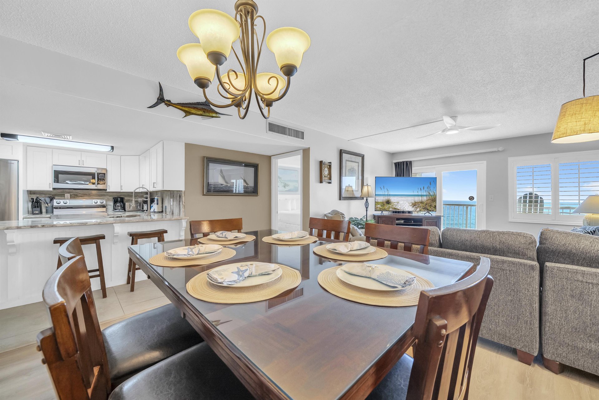 Dining and Living Room View
