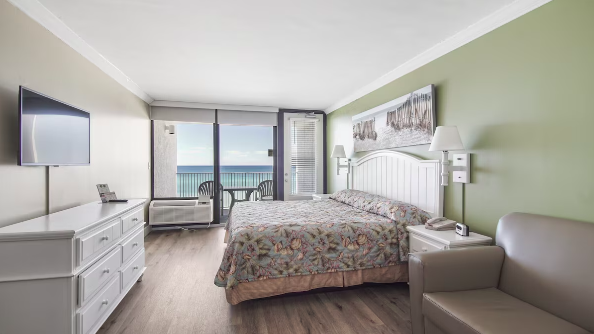 Room at the Osprey Motel in Panama City Beach, Florida