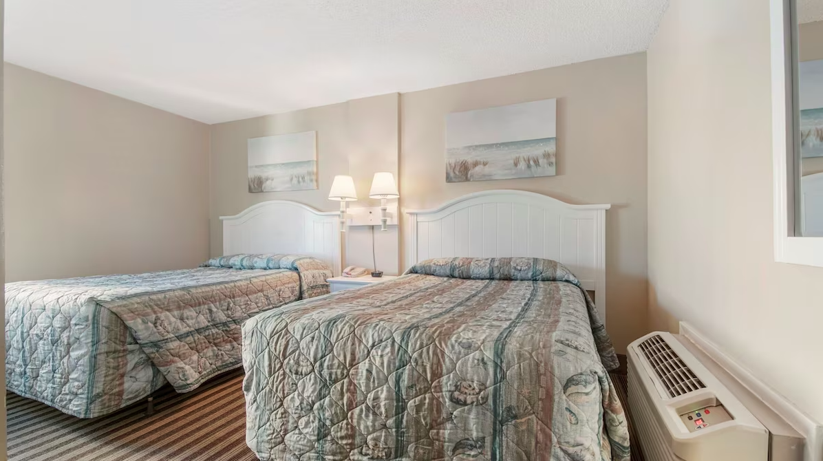 Room at the Osprey Motel in Panama City Beach, Florida