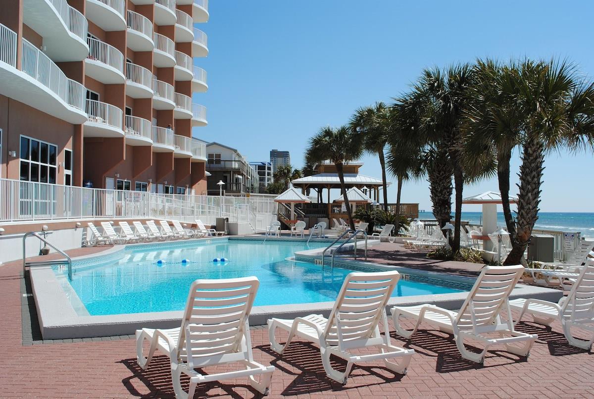 Pool at Palmetto Inn  Suites in Panama City Beach, Florida
