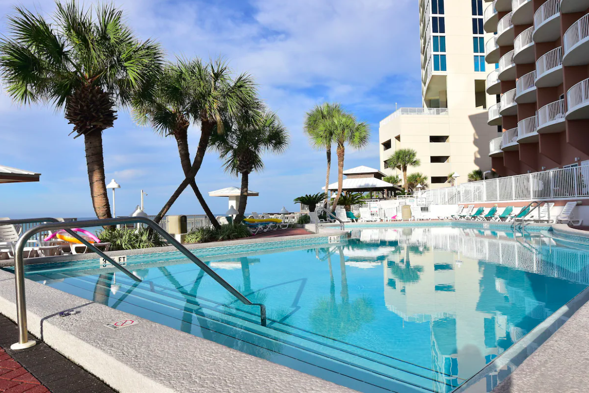 Pool at Palmetto Inn  Suites in Panama City Beach, Florida