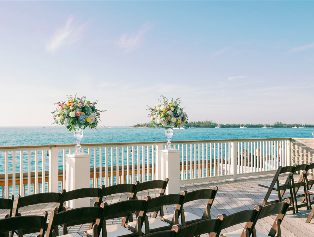 Wedding venue at the Ocean Key Resort