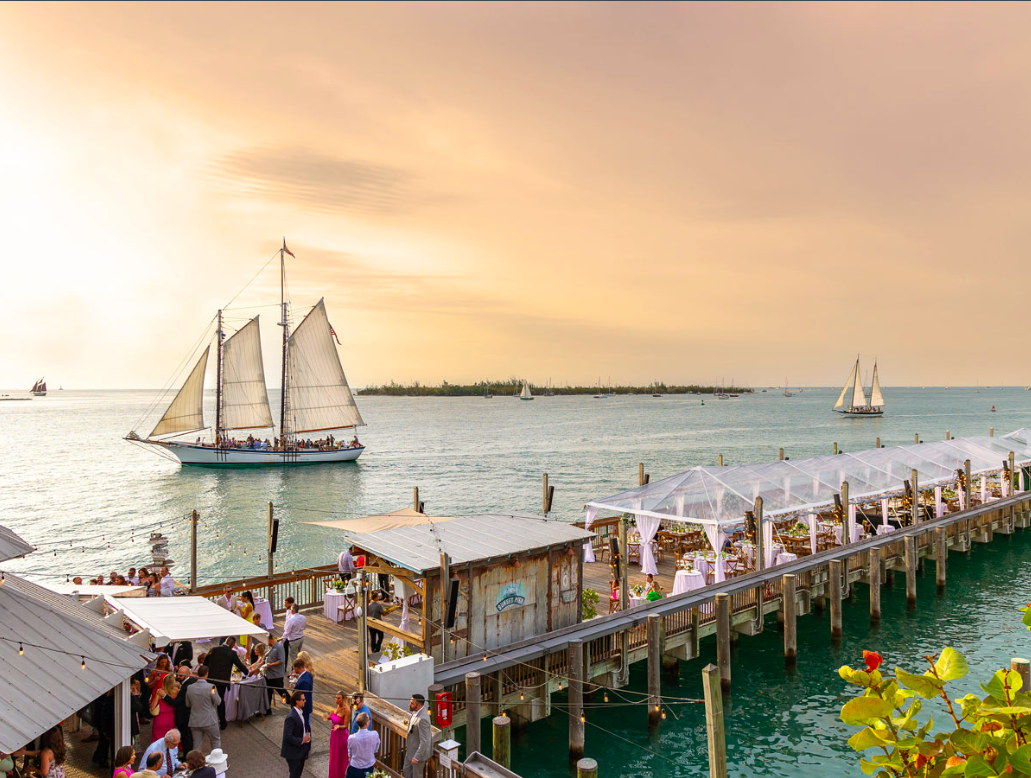 Wedding venue at the Ocean Key Resort