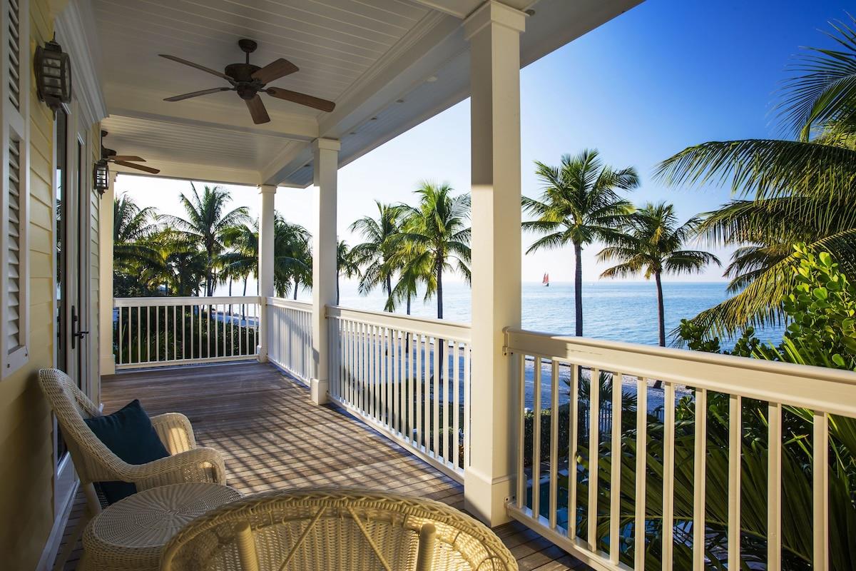 Private balcony at the Sunset Key Cottages in Key West