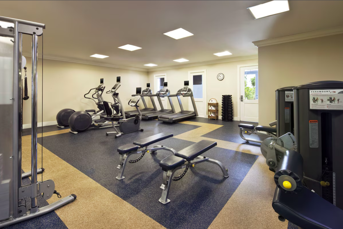 Fitness center at Sunset Key Cottages in Key West