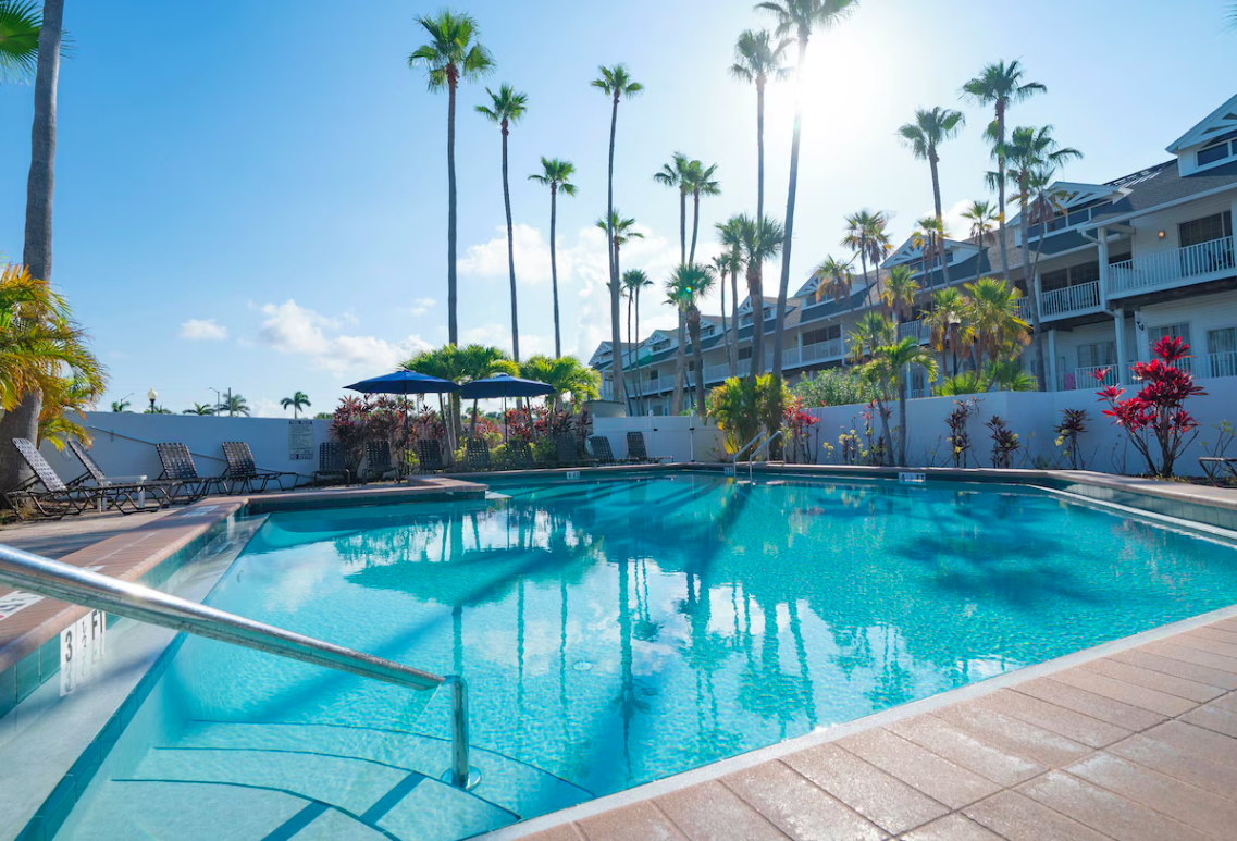 Pool at Holiday Inn Hotel  Suites Harbourside in Clearwater Beach, Florida