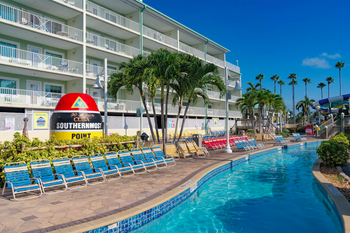 Pool at Holiday Inn Hotel  Suites Harbourside in Clearwater Beach, Florida