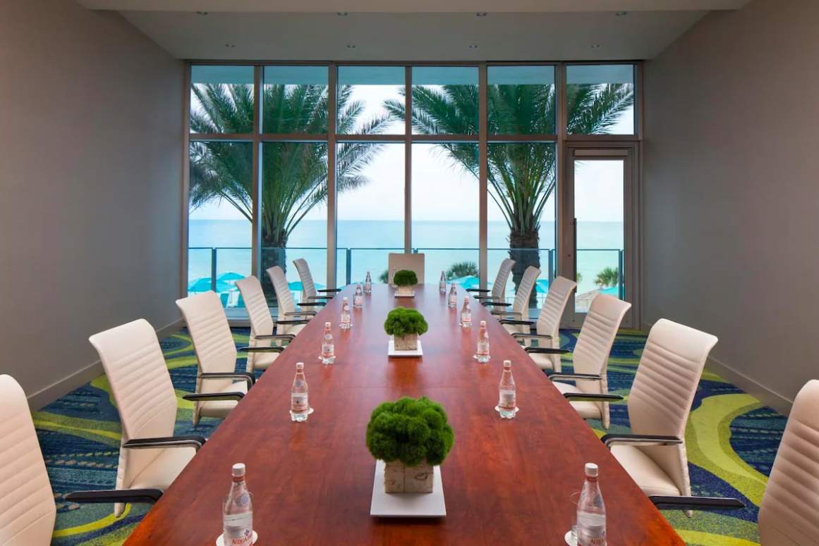 Meeting room at Opal Sands Resort in Clearwater Beach, Florida