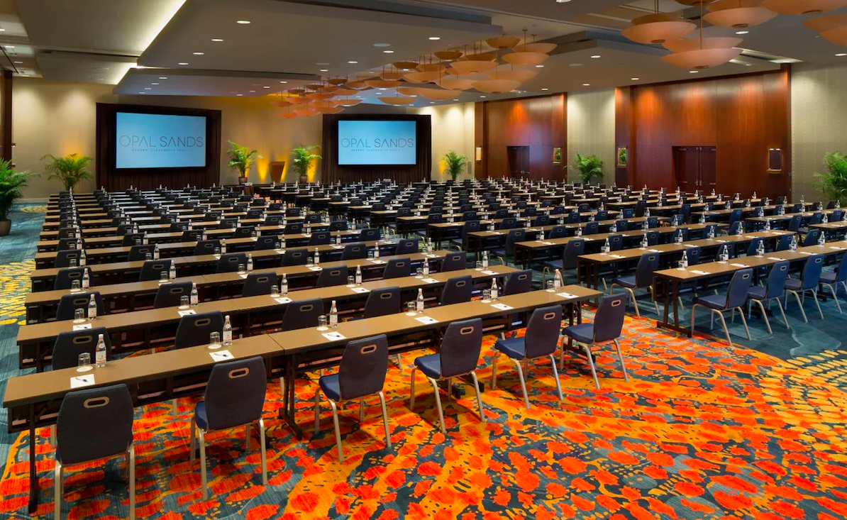 Meeting room at Opal Sands Resort in Clearwater Beach, Florida