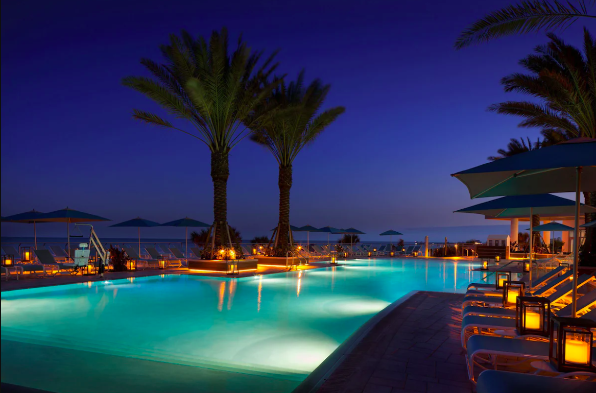 Pool at Opal Sands Resort in Clearwater Beach, Florida