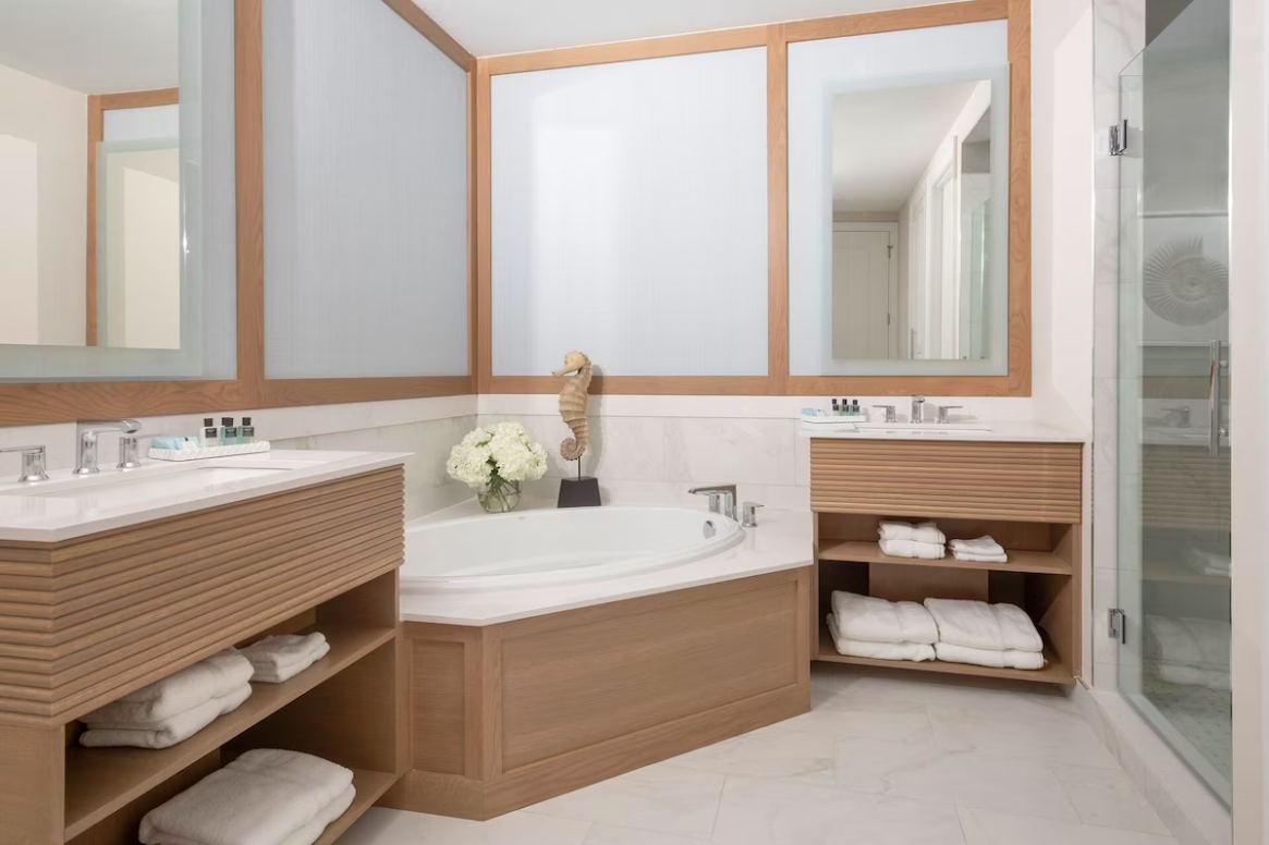 Bathroom at Sandpearl Resort in Clearwater Beach, Florida