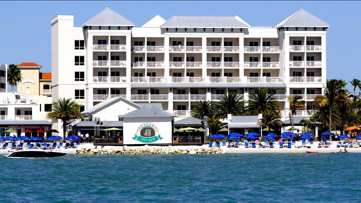 Shephards Beach Resort in Clearwater Beach, Florida