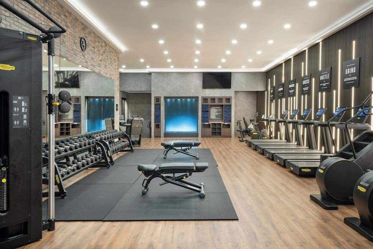 Fitness center at Clearwater Beach Sheraton Resort on Sand Key